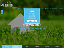Tablet Screenshot of angelshomes.co.uk